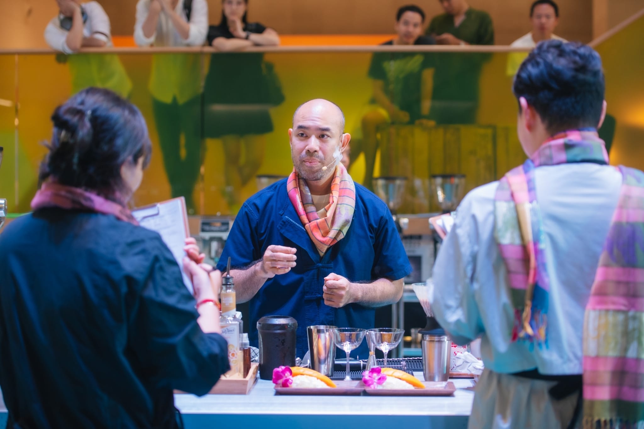 Barista at work at Plantation Cafe